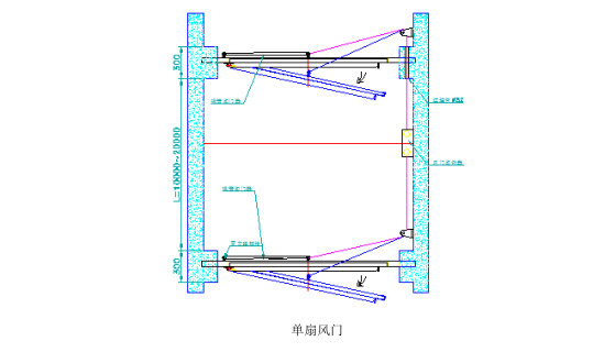 風門自動閉鎖器安裝圖